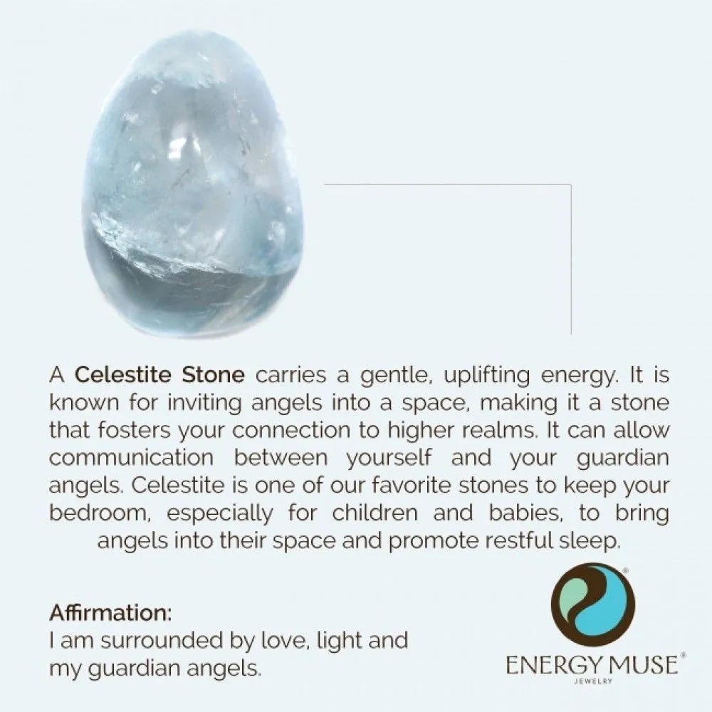 Celestite carries a gentle, uplifting energy