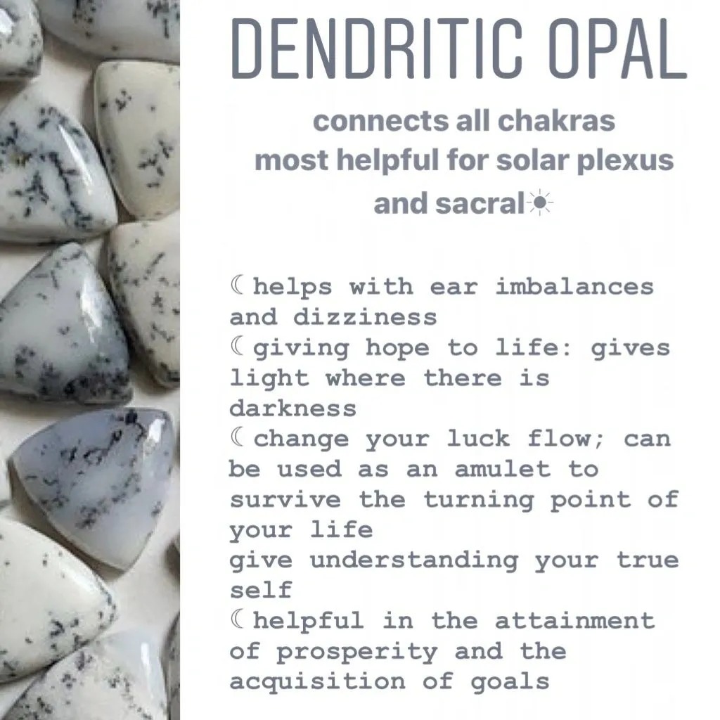 Dendritic Opal can change your luck flow