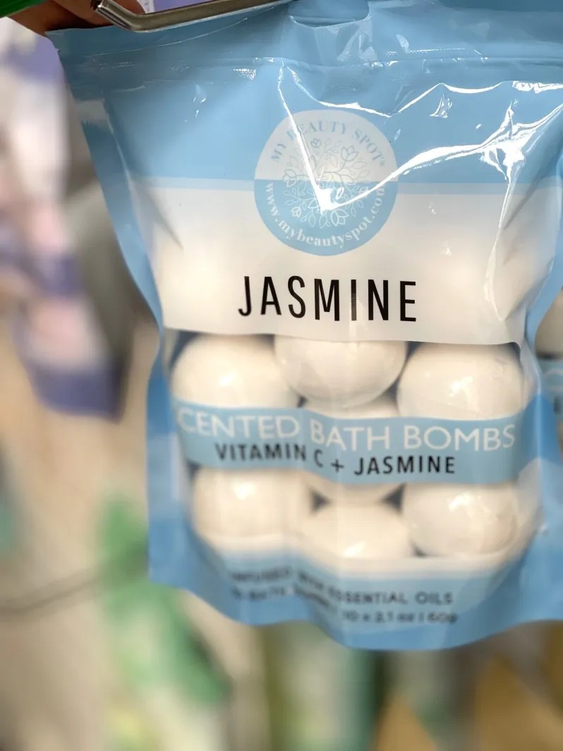 Jasmine Bath Bombs available at Soul Synergy Wellness