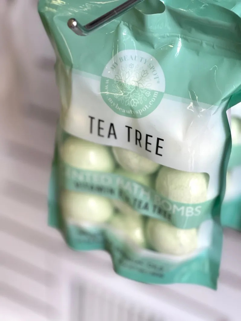 Tea Tree Bath Bombs available at Soul Synergy Wellness