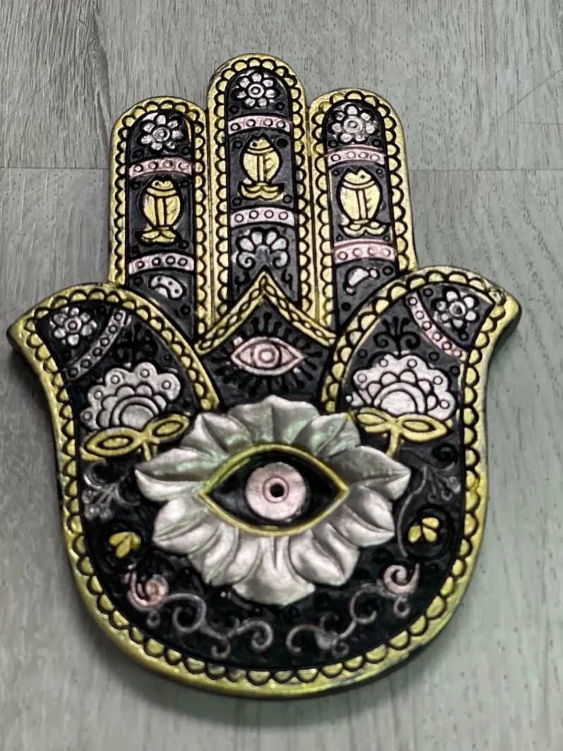 Hamsa Incense Holder available at Soul Synergy Wellness