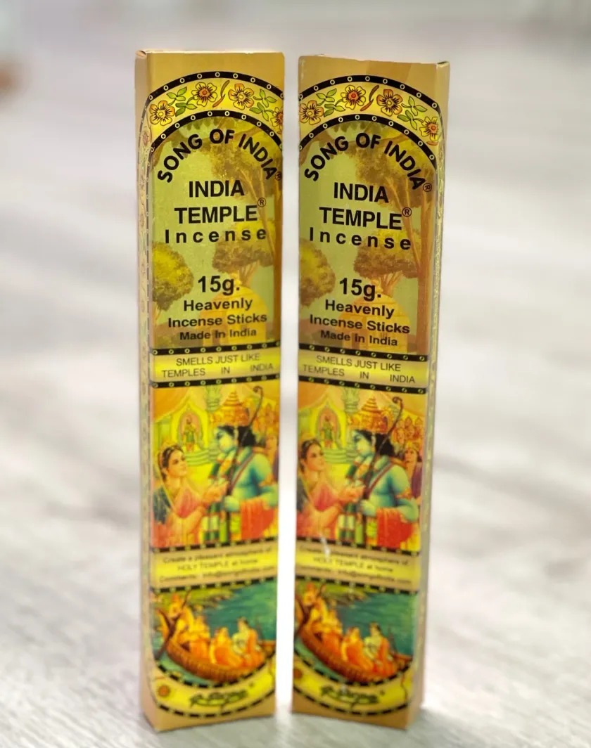 India Temple Incense available at Soul Synergy Wellness
