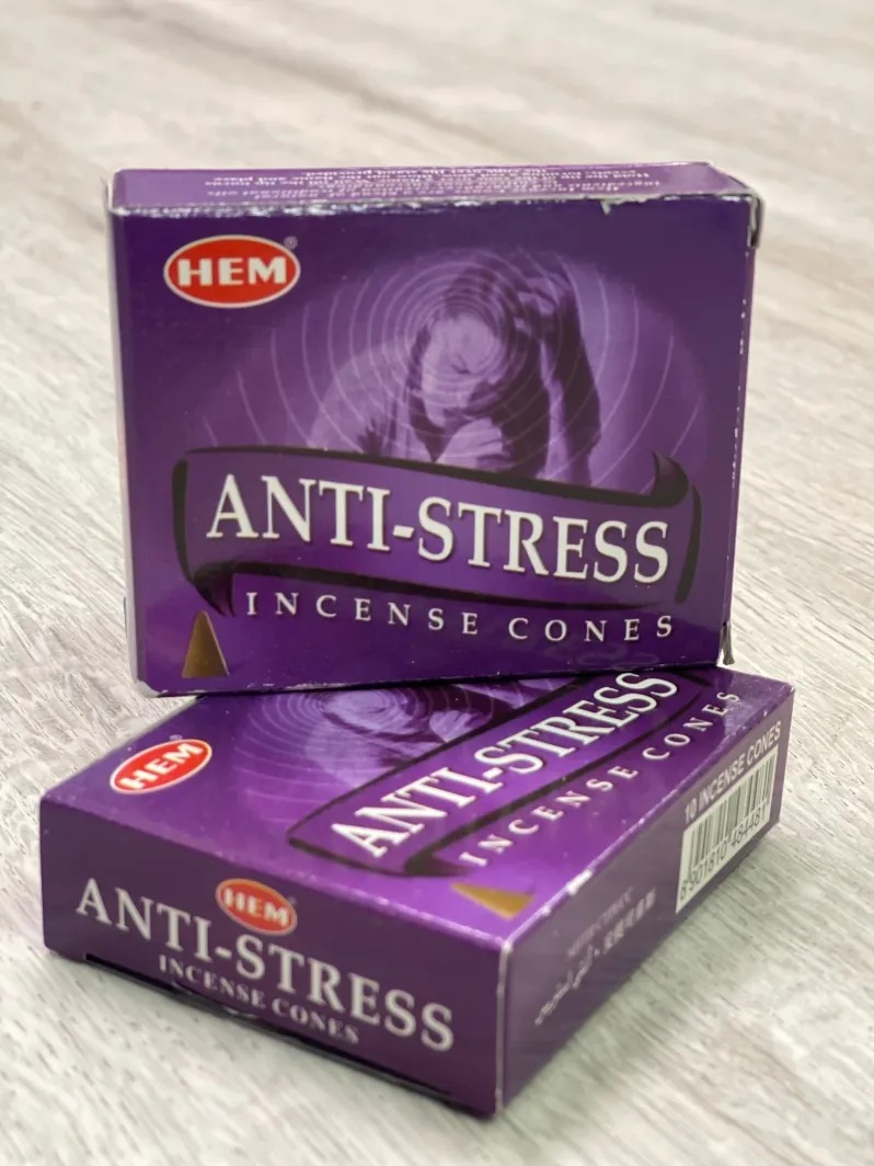 Anti Stress Incense Cones available at Soul Synergy Wellness