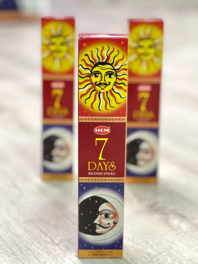 7 Day Incense Pack available at Soul Synergy Wellness