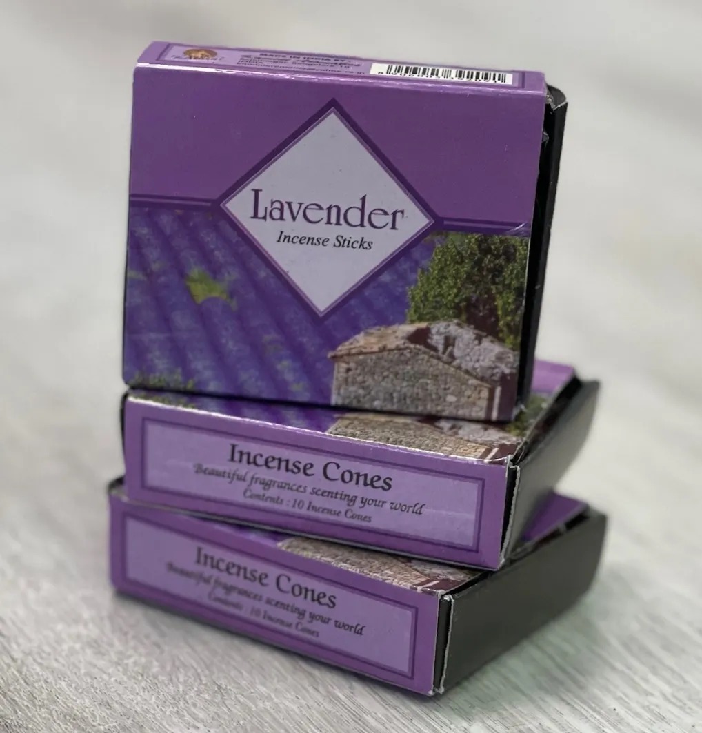 Lavender Incense Cones available at Soul Synergy Wellness