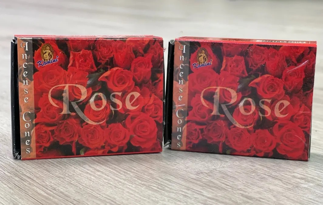 Rose Incense Cones available at Soul Synergy Wellness
