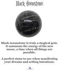 Black Moonstone is truly a magical gem