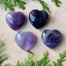 Amethyst Heart available at Soul Synergy Wellness