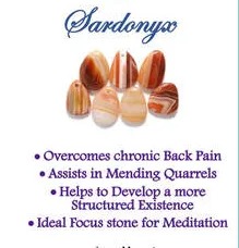 Sardonyx Eggs helps overcome chronic back pain