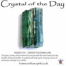 Green Tourmaline takes care of your physical health