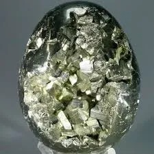 Pyrite Egg available at Soul Synergy Wellness