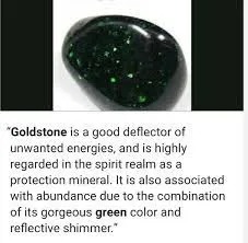 Green Goldstone deflects unwanted energies