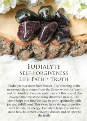 Eudialyte is a stone from Russia