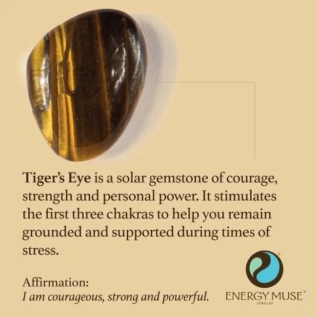 Yellow Tiger Eye provides courage, strength and power