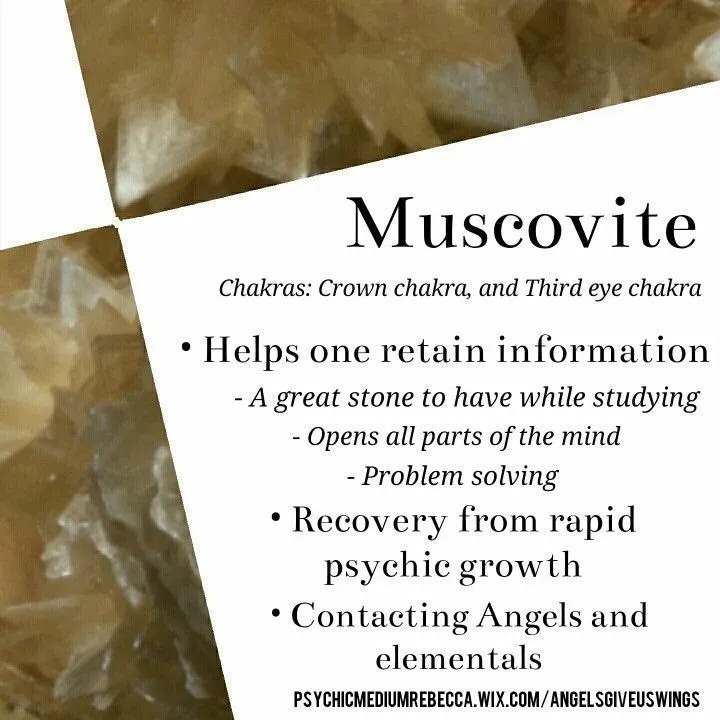 Muscovite helps you in retaining information